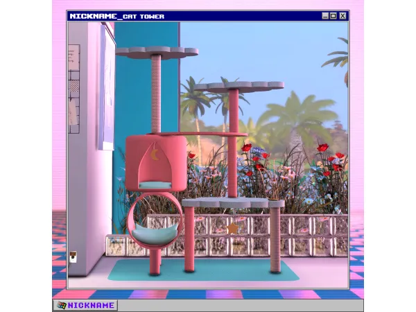 cat tower﻿ by give me a nickname