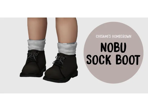 Maxis Match chisamis nobu sock boots by simsfinds - The Sims 4 Custom Content