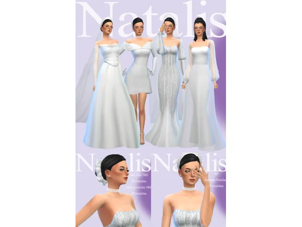Maxis Match Wedding set for June 2025 by Natalis - The Sims 4 Custom Content