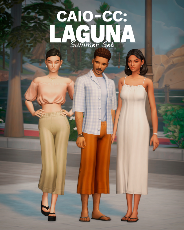 Maxis Match Laguna Set by simsfinds - The Sims 4 Custom Content