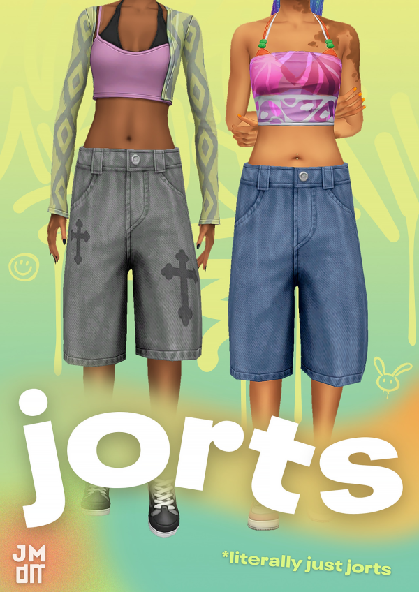 Maxis Match JORTS by simsfinds - The Sims 4 Custom Content