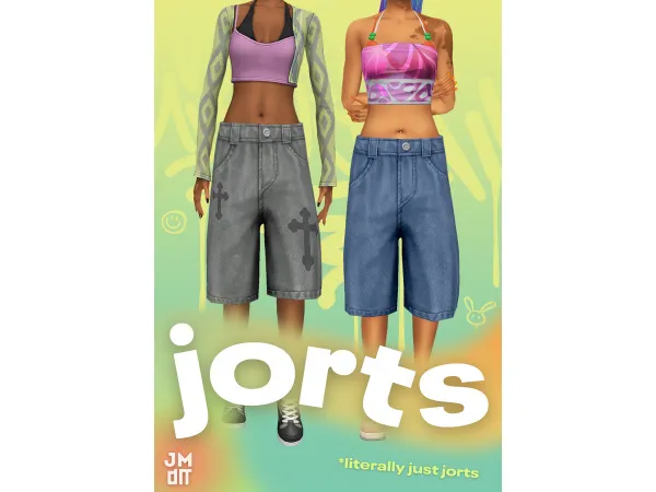 Maxis Match JORTS by jellymoo - The Sims 4 Custom Content