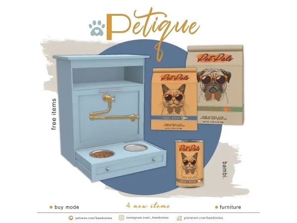 Alpha petique - The Sims 4 custom content