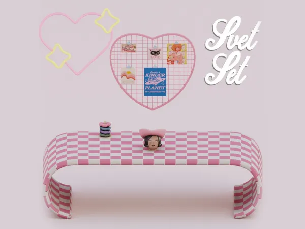 Mix Svet Set by simsfinds - The Sims 4 Custom Content