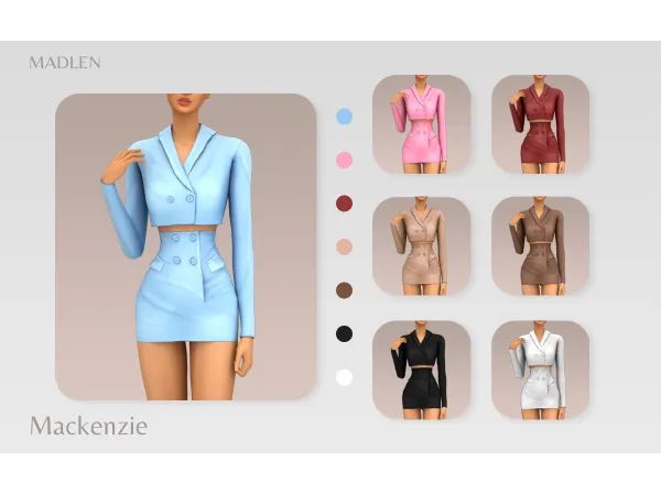 Maxis Match Madlen Mackenzie Outfit - The Sims 4 Custom Content