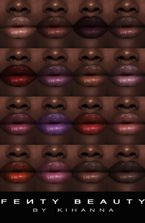 Mix STUNNA LIPS by simsfinds - The Sims 4 Custom Content