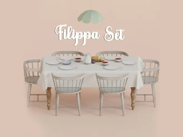 Alpha Filippa Set by mechtasims - The Sims 4 Custom Content