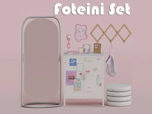 Mix Foteini Set by mechtasims - The Sims 4 Custom Content