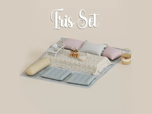 Alpha Iris Set by simsfinds - The Sims 4 Custom Content