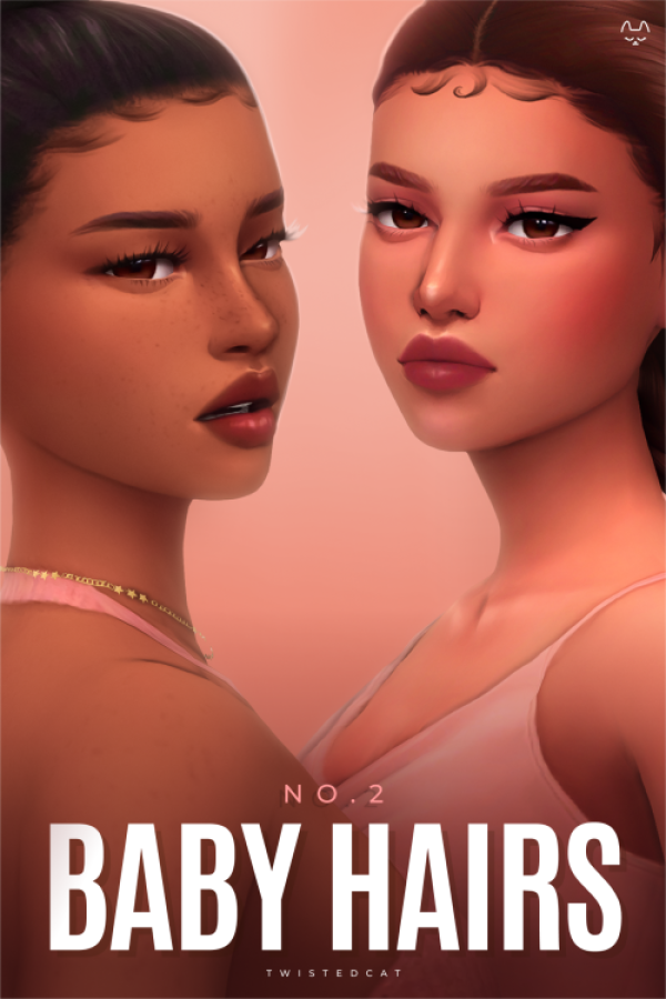 Mix Baby Hairs NO2(Download) by simsfinds - The Sims 4 Custom Content