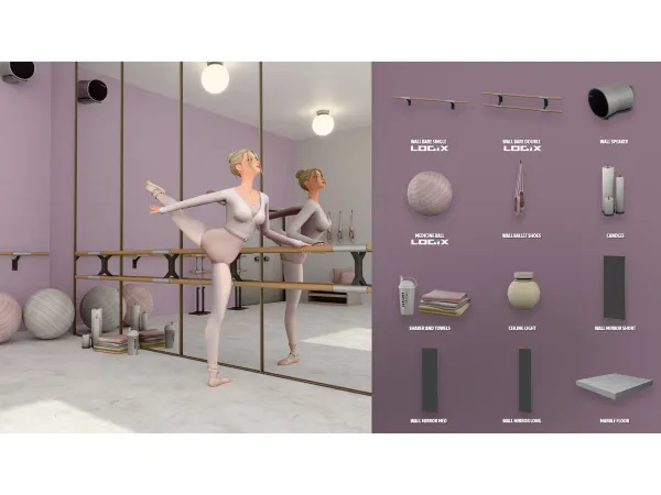 Maxis Match DANCE STUDIO 2 by ModCo Studios - The Sims 4 Custom Content