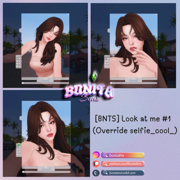 Mix [BNTS] Look at me 1 by simsfinds - The Sims 4 Custom Content