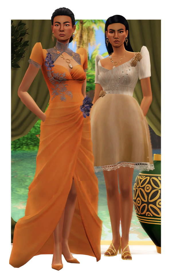 Maxis Match Asian Affair Set by simsfinds - The Sims 4 Custom Content