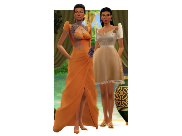 Maxis Match Asian Affair Set by zeussim - The Sims 4 Custom Content
