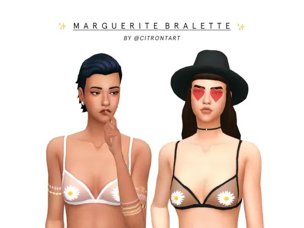 Maxis Match MARGUERITE BRALETTE - The Sims 4 Custom Content