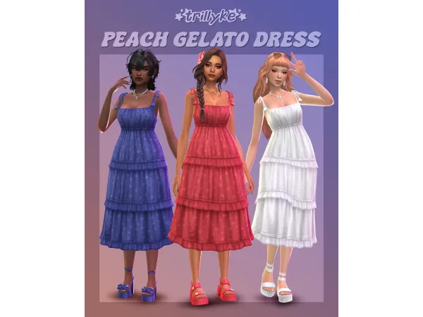 Peach Gelato Dress by trillyke