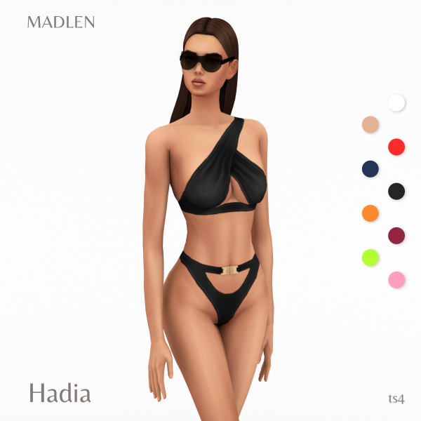 Maxis Match Hadia Swimsuit by madlensims - The Sims 4 Custom Content
