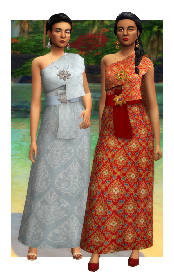 Maxis Match Asian Affair Set by simsfinds - The Sims 4 Custom Content