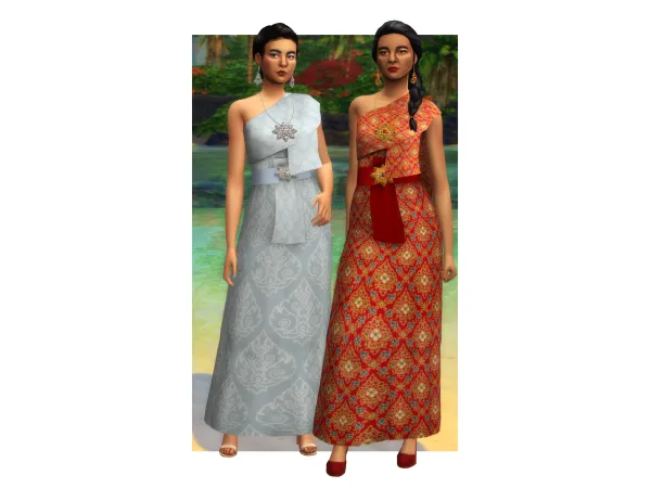Maxis Match Asian Affair Set by zeussim - The Sims 4 Custom Content