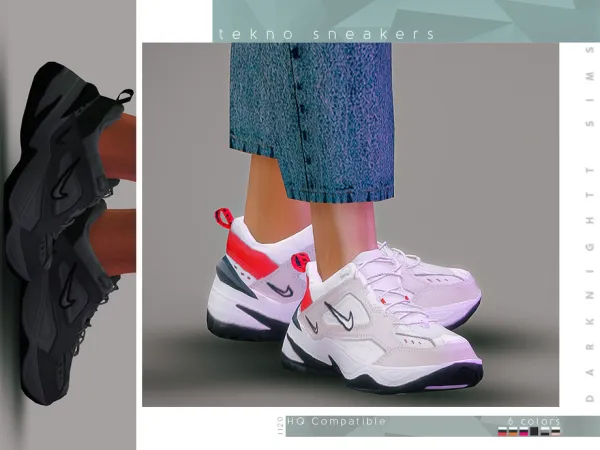 Mix Tekno Sneakers by thesimsresource - The Sims 4 Custom Content