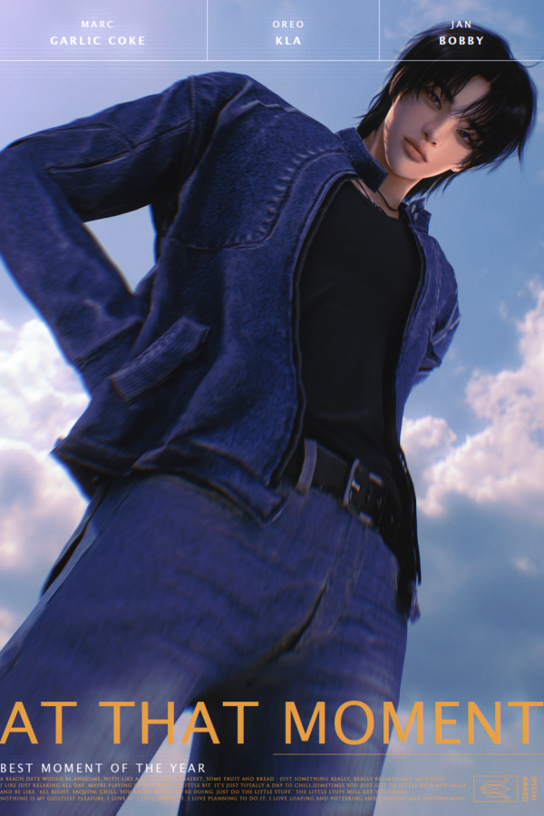 Alpha tabae male denim clothes by simsfinds - The Sims 4 Custom Content