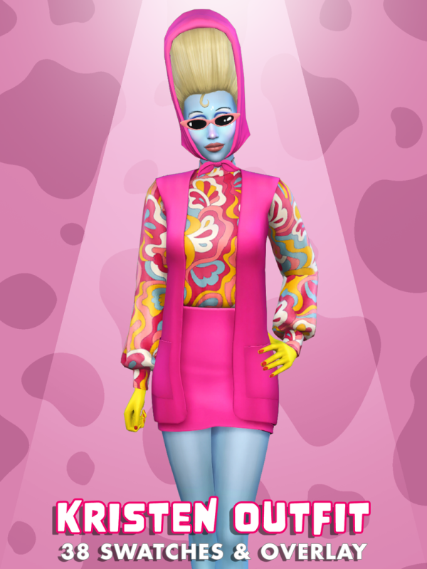 Maxis Match Kristen Outfit by simsfinds - The Sims 4 Custom Content