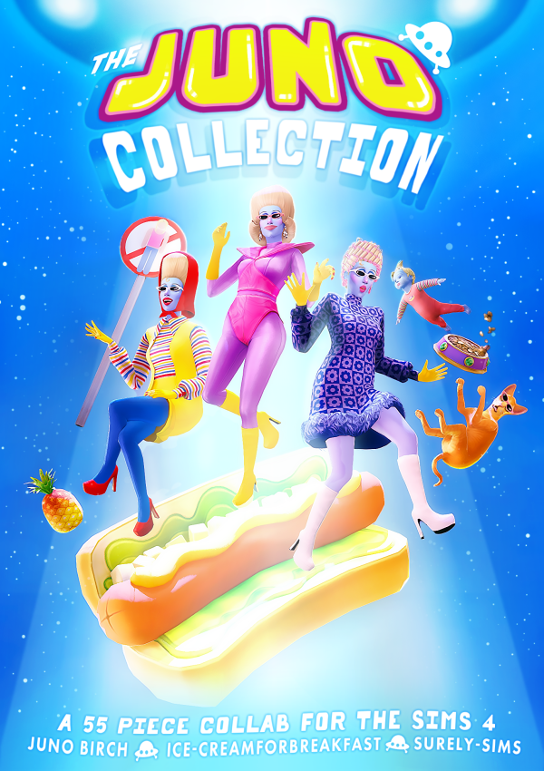 Maxis Match The Juno Collection A Collaboration with Juno Birch and Surely Sims creamforbreakfast by simsfinds - The Sims 4 Custom Content