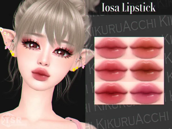Maxis Match Iosa Lipstick by thesimsresource - The Sims 4 Custom Content