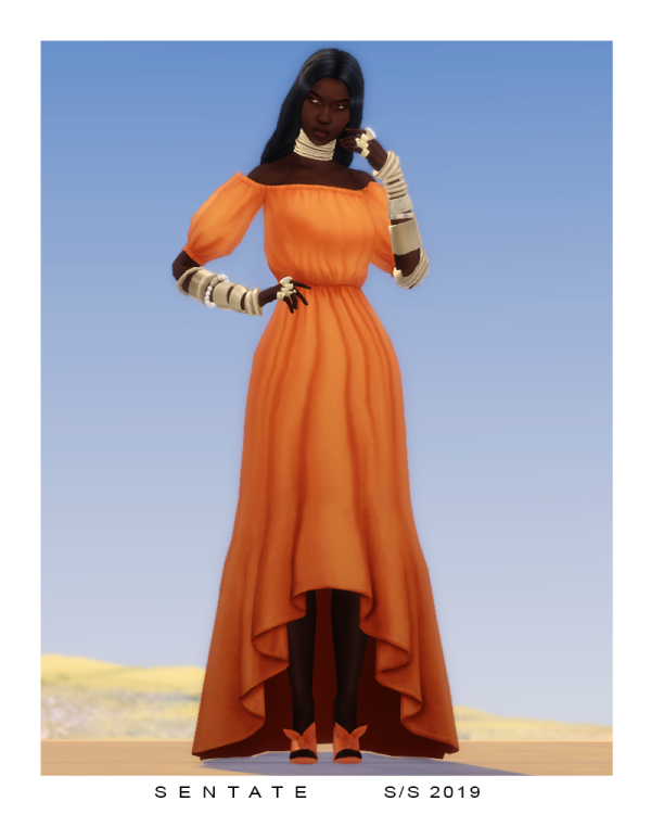 Maxis Match Naomi Set SpringSummer 2019 by simsfinds - The Sims 4 Custom Content