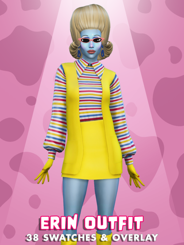 Maxis Match Erin Outfit by simsfinds - The Sims 4 Custom Content