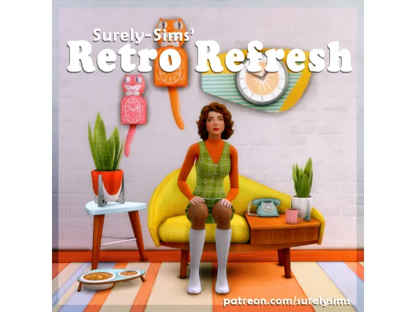 Retro Refresh - A Mini Atomic Object Pack by Surely-Sims