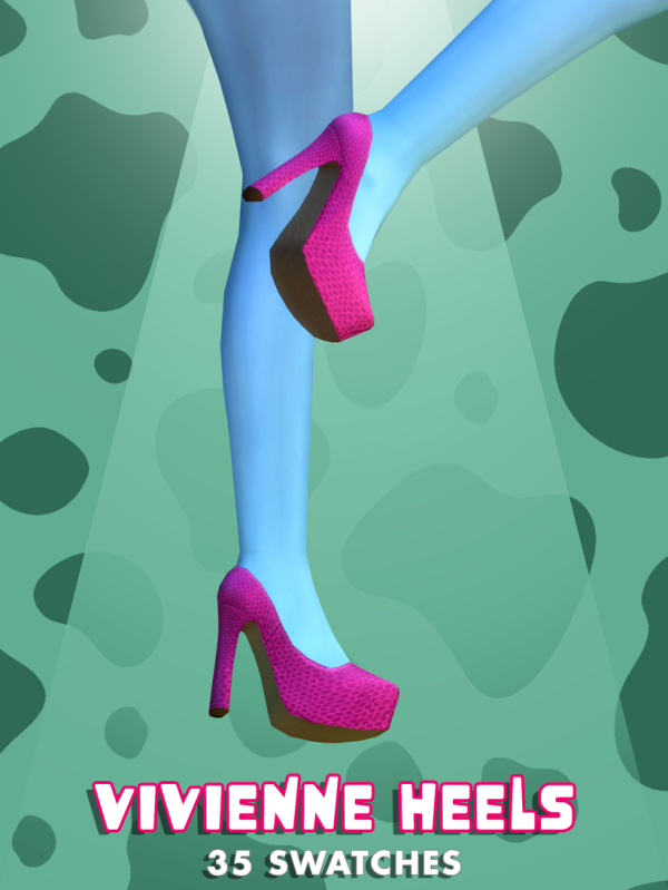 Maxis Match Vivienne Heels by simsfinds - The Sims 4 Custom Content