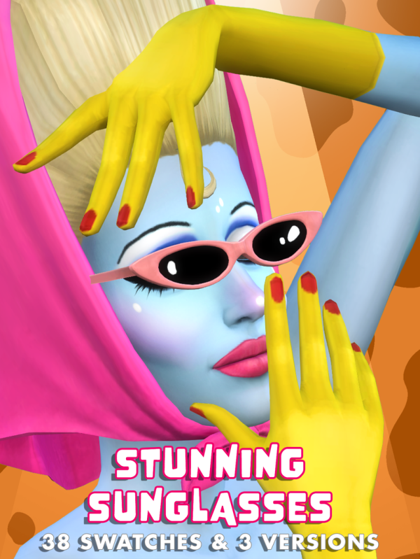 Maxis Match Stunning Sunglasses by simsfinds - The Sims 4 Custom Content