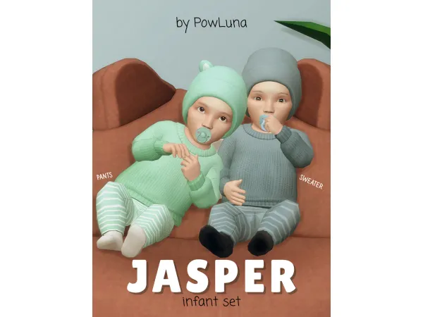 Maxis Match JASPER set by powluna - The Sims 4 Custom Content