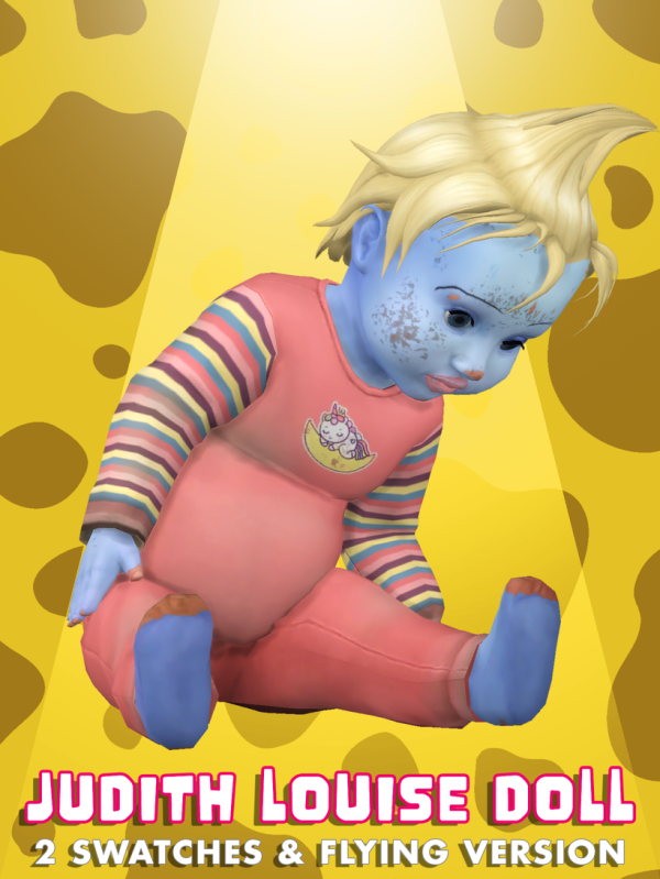 Maxis Match Judith Louise Doll by simsfinds - The Sims 4 Custom Content