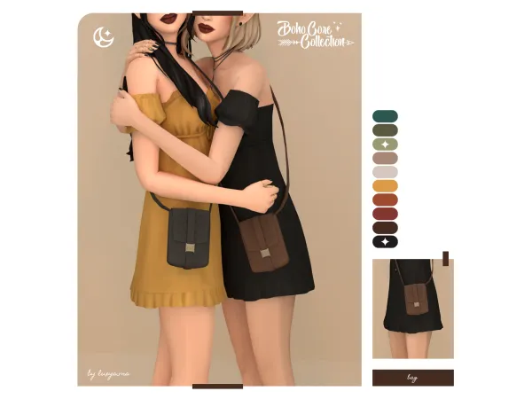 Maxis Match Bag Boho Core Collection - The Sims 4 Custom Content