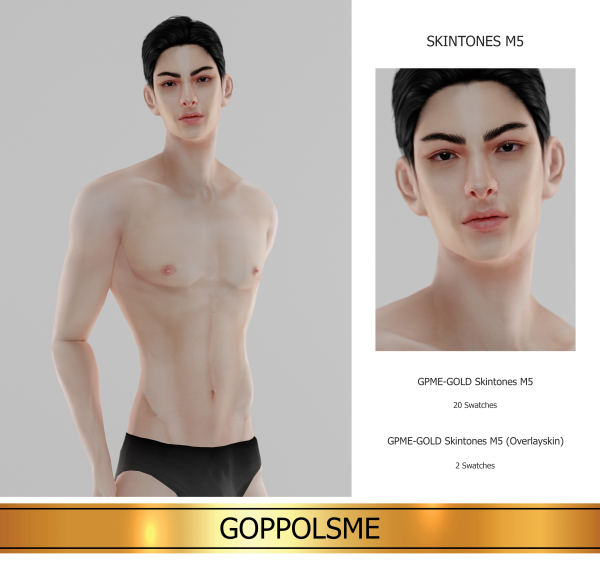 Alpha GPME GOLD Skintones M5 by simsfinds - The Sims 4 Custom Content