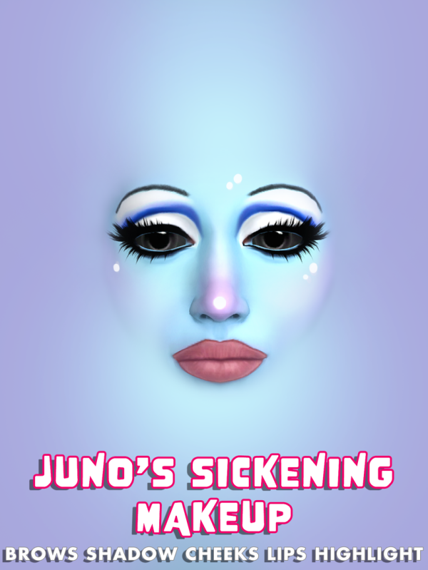 Maxis Match Juno's Sickening Makeup by simsfinds - The Sims 4 Custom Content