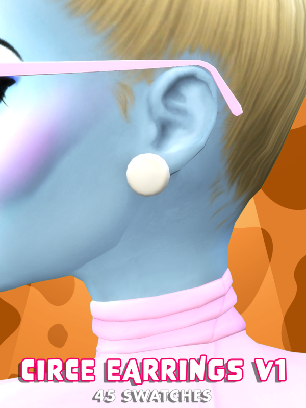 Maxis Match Circe Earrings V1 by simsfinds - The Sims 4 Custom Content