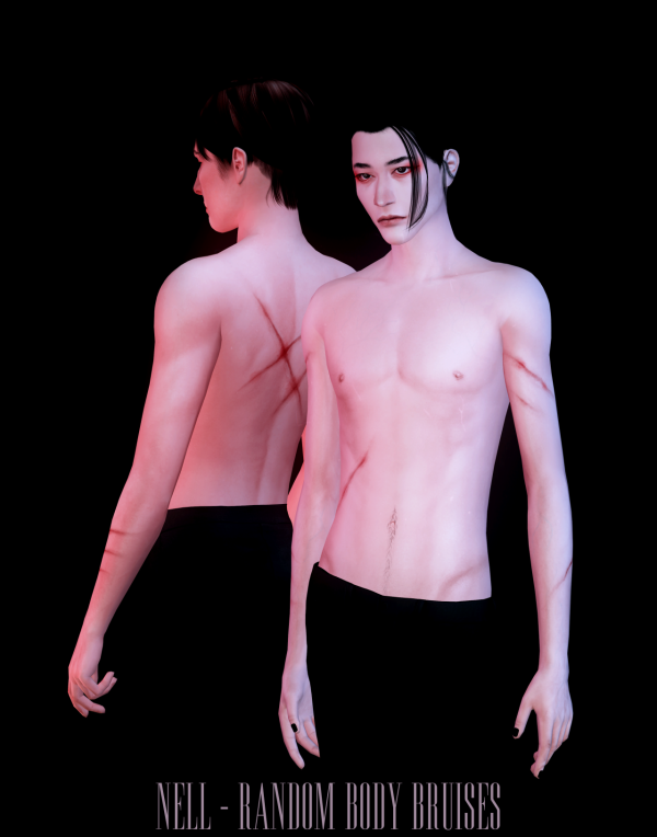 Mix Random Body Bruises by simsfinds - The Sims 4 Custom Content