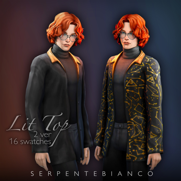 Maxis Match LIT TOP by simsfinds - The Sims 4 Custom Content