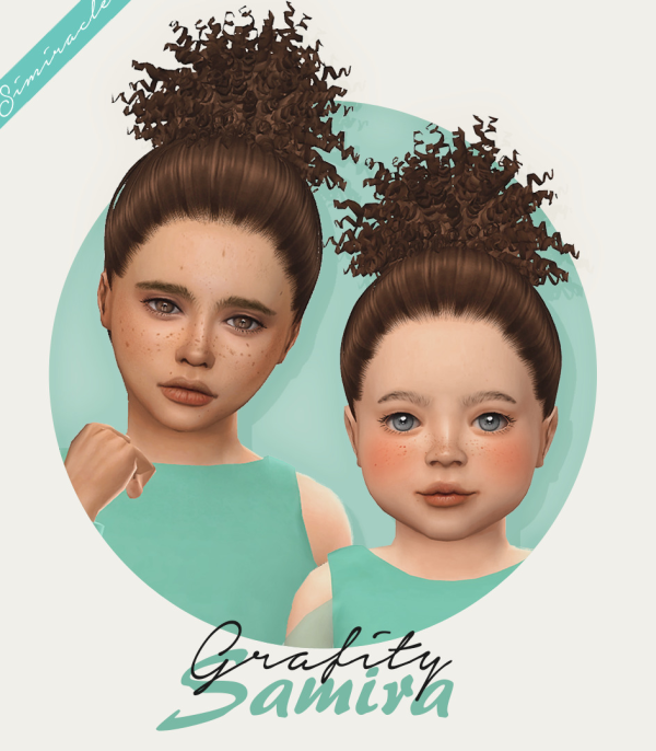 Alpha Grafity Samira for toddlers kids by simsfinds - The Sims 4 Custom Content