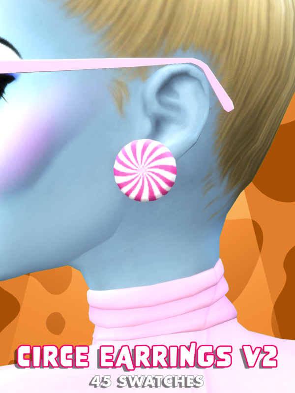 Maxis Match Circe Earrings V2 by simsfinds - The Sims 4 Custom Content