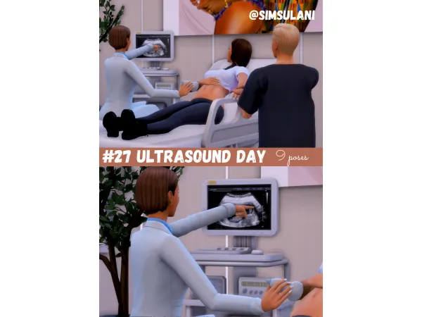 #27 POSES PACK ULTRASOUND DAY