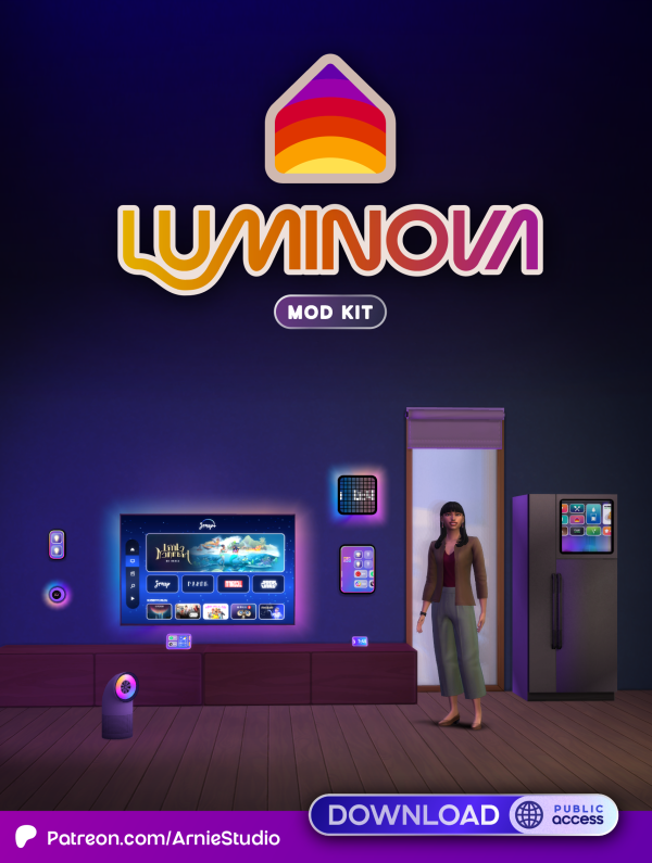 Mix LUMINOVA by simsfinds - The Sims 4 Custom Content