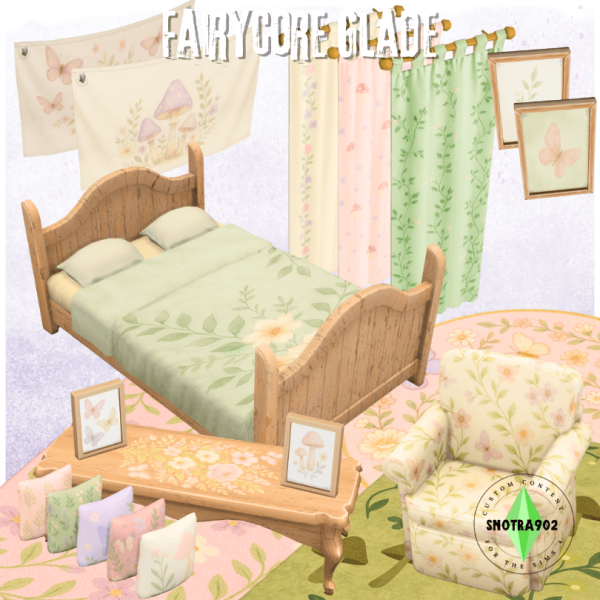 Maxis Match Fairycore Glade by simsfinds - The Sims 4 Custom Content