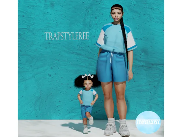 Miami Story Mommy & Toddler Set by trapstyleree