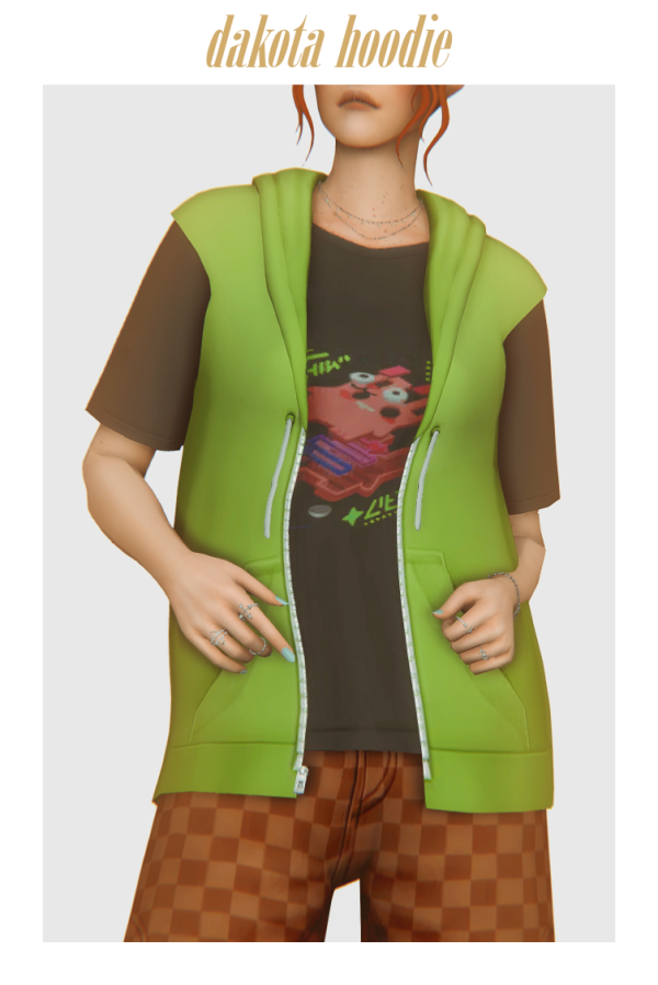 Maxis Match dakota hoodie by simsfinds - The Sims 4 Custom Content