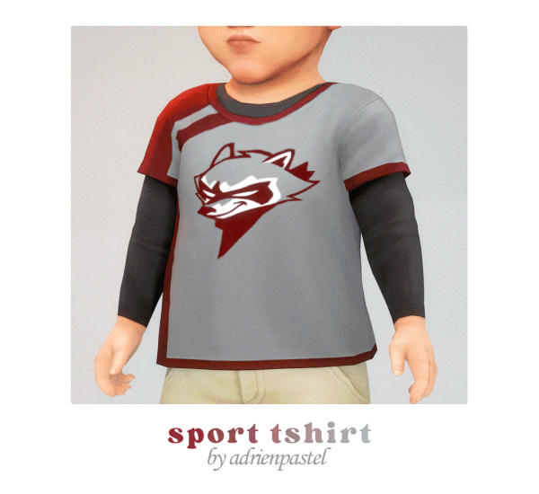 Maxis Match Sport T Shirt by simsfinds - The Sims 4 Custom Content