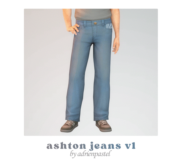 Maxis Match Ashton Jeans by simsfinds - The Sims 4 Custom Content
